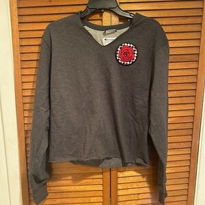 Champion Women’s Athletic Vintage Retro Active Graphic Crew Neck Sz S